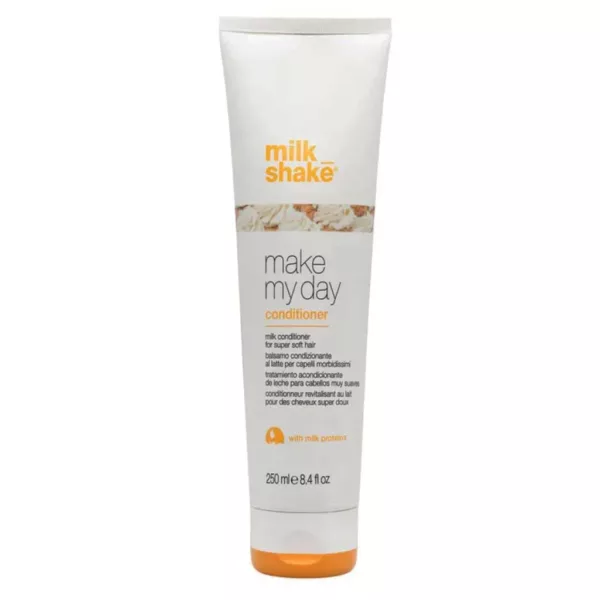 نرم کننده شیر مغذی میلک شیک آبرسان فوق قوی برای موهای خشک (Make My Day Milk Mask 250ml)