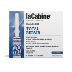 آمپول مو لاکابین ترمیم اساسی موهای آسیب دیده نرم و تغذیه کننده کد9982 La Cabine flash HAIR Total Repair 75ml (2)