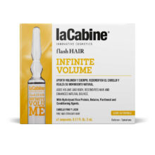 ویال مو لاکابین حجم دهنده عالی مو با پروتئین هیدرولیز شده کد9937 La Cabine flash HAIR Infinite Volume 7*5ml