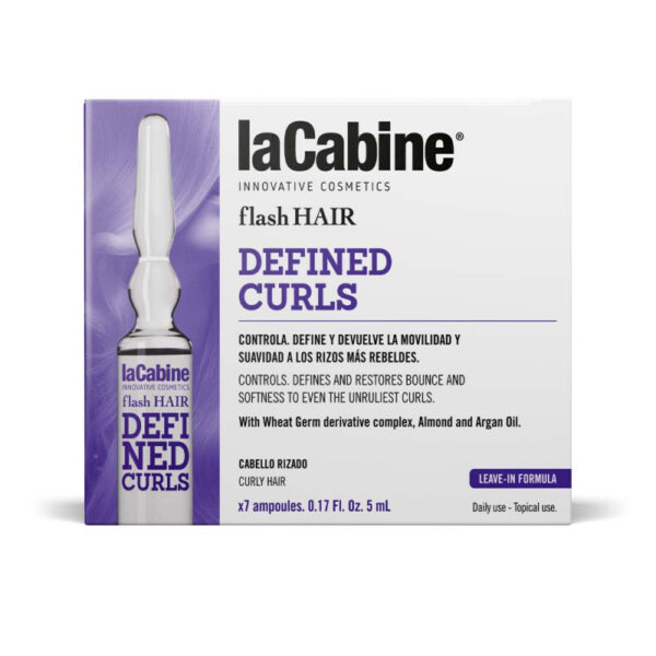 آمپول موی فر لاکابین احیا ضد موخوره کنترل وز فرها کد9951 La Cabine flsh HAIR Defined Curls 7*5ml