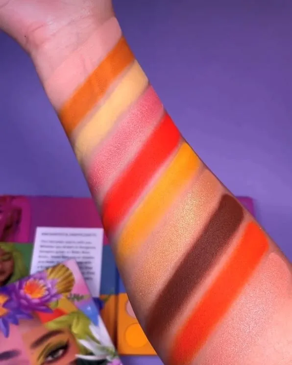 پالت سایه آبرنگی مورفی (مورف) مدل fierce fairytale پیگمنت عالی رنگ های چشم نواز