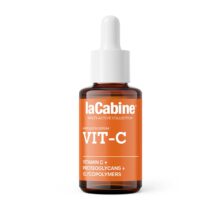 سرم ویتامین سی لاکابین روشن کننده ضدپیری با آنتی اکسیدان با پروتئوگلیکانس و گلیکوپلیمر La Cabine Serum Vit-C کد0070