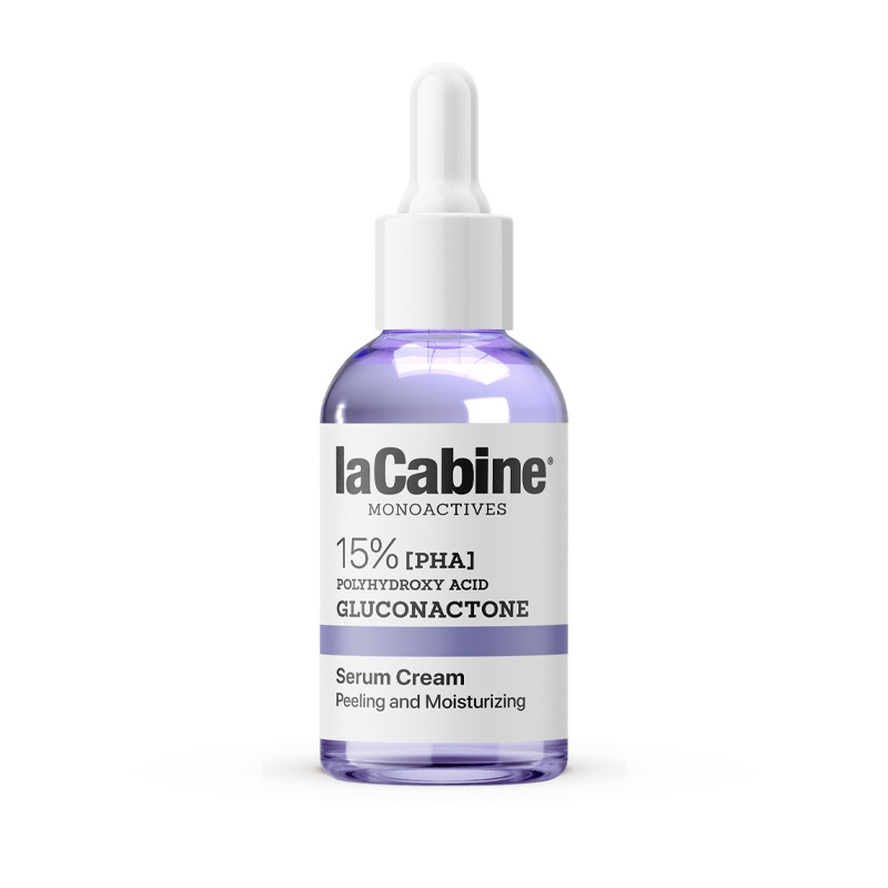 سرم کرمی پلی هیدروکسی اسید لاکابین لایه بردار و روسن کننده پوست مناسب انواع پوست کد8281 15% PHA Serum Cream