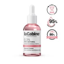 سرم کرمی رتینول 0.3% پرو لاکابین ضدچروک ولک با تحریک سنتز کلاژن و بهبود بازسازی سلولی کد7703 La Cabine 0,3% Pro-Retinol Serum Cream 30ml