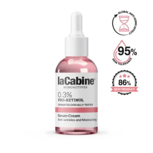 سرم کرمی رتینول 0.3% پرو لاکابین ضدچروک ضدلک کلاژن ساز و بازسازی پوست 0.3% Pro-Retinol Serum Cream