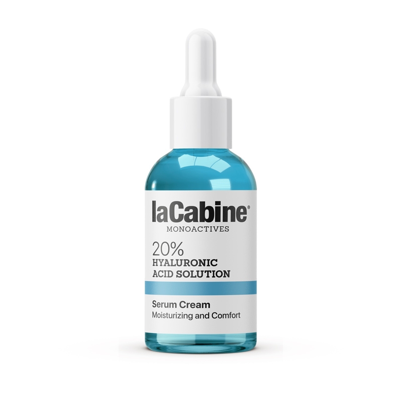 سرم کرمی هیالورونیک اسید 20% لاکابین آبرسان و مرطوب کننده قوی کد7147 La Cabine Hyaluronic Acid Solution20% Serum Cream 30ml