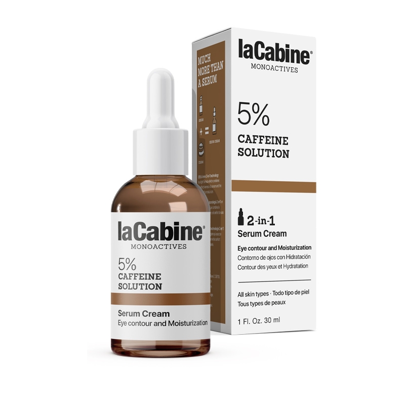 سرم کرمی کافئین دور چشم لاکابین ضد تیرگی ضد پف کد1169 La Cabine 5% Caffeine Solution