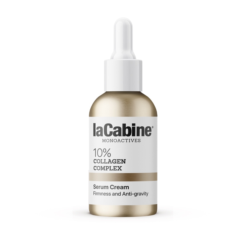 سرم کرمی کلاژن ساز کمپلکس 20% لاکابین بازسازی و استحکام پوست بدون چربی کد1145 La Cabine Collagen Complex10% Serum Cream 30ml