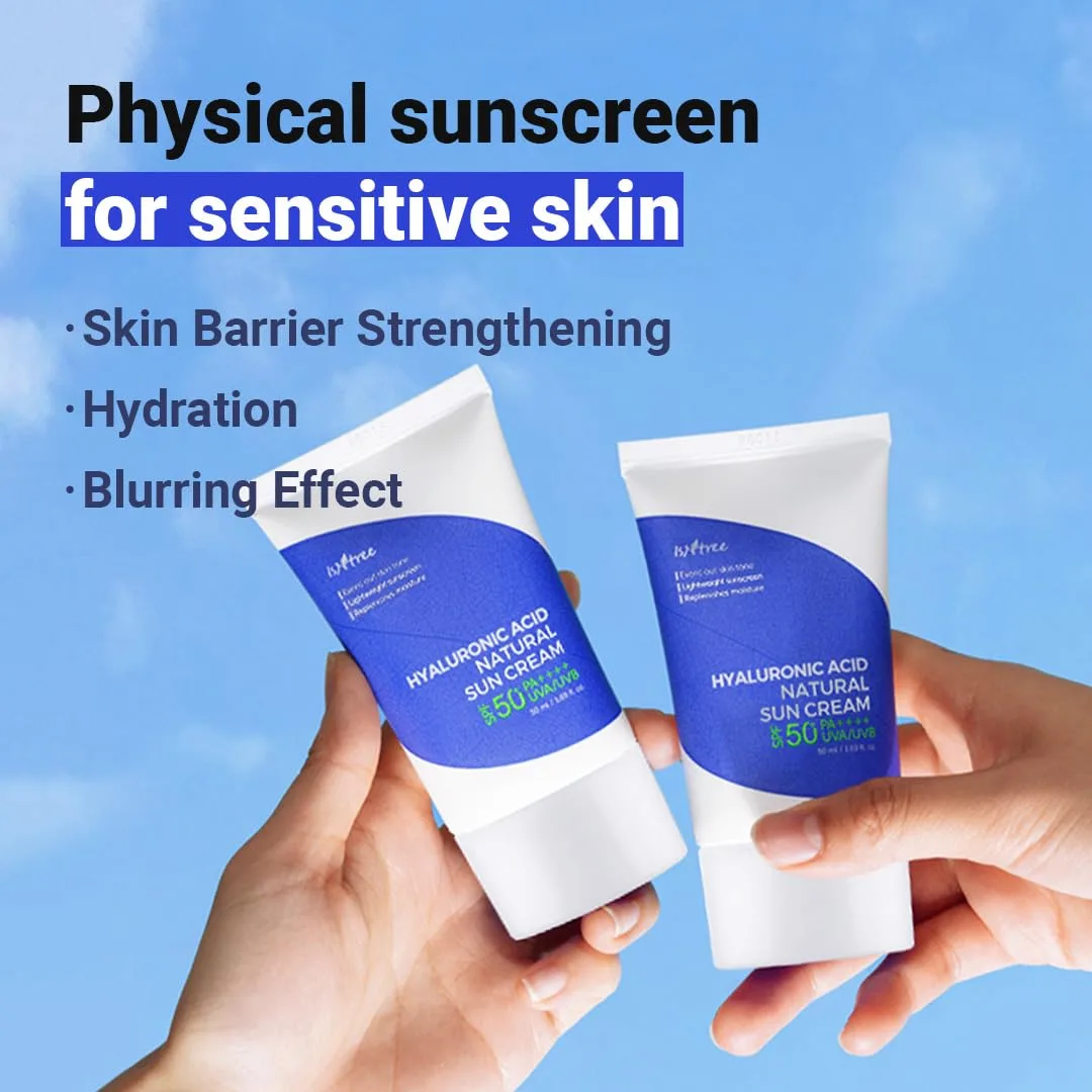 ضد آفتاب کرمی ایزنتری SPF50+ آبرسان حاوی هیالورونیک اسید ++++PA کد4464