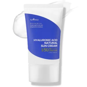 ضد آفتاب کرمی ایزنتری SPF50+ آبرسان حاوی هیالورونیک اسید