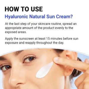 ضد آفتاب کرمی ایزنتری SPF50+ آبرسان حاوی هیالورونیک اسید ++++PA کد4464