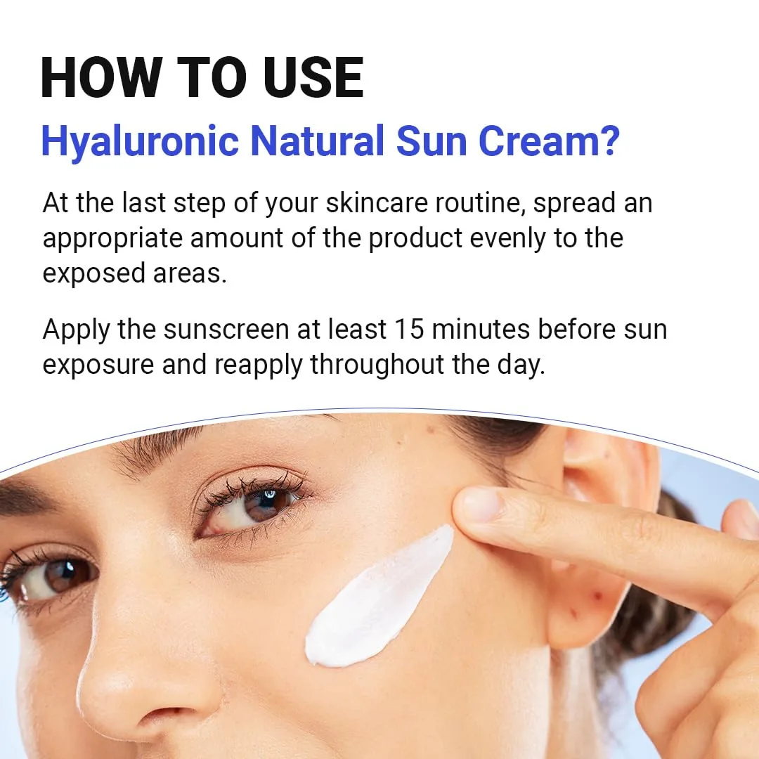 ضد آفتاب کرمی ایزنتری SPF50+ آبرسان حاوی هیالورونیک اسید ++++PA کد4464