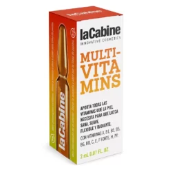 ویال صورت مولتی ویتامین لاکابین کاهش چین و چروک مغذی و نرم کننده La Cabine Multivitamins کد4413 (یک ویال)