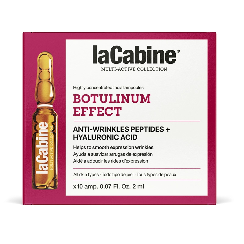 ویال لیفت صورت بوتولینوم لاکابین پرکننده چروک عمیق با فیتوتنسور La Cabine Botulinum Effect کد2808 (10ویال)