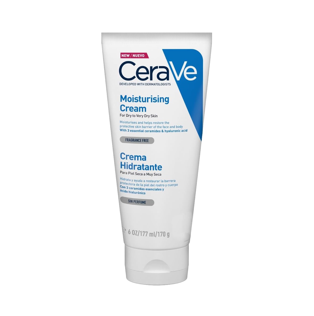 کرم مرطوب کننده سراوی پوست خشک تا خیلی خشک 177میل Cerave moisturizing cream (کد8996)