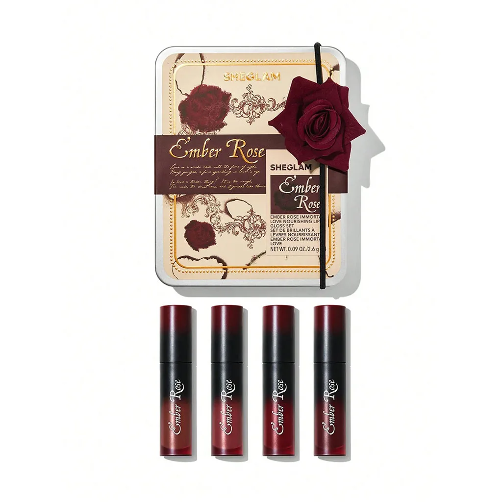 رژ لب مایع براق شیگلم مدل Ember Rose در 4 رنگ جذاب