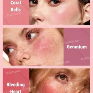 پالت رژگونه 6 رنگ شیگلم مدل floral flush blush رنگ های جذاب با پیگمنت بالا  کد  3755 رنگ Blushing Bouquet