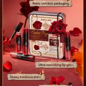 رژ لب خاص مایع براق شیگلم مدل Ember Rose در 4 رنگ جذاب