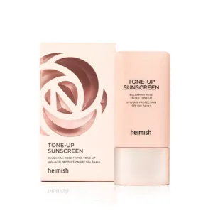 کرم ضد آفتاب هیمیش spf50 آبرسان حاوی عصاره رز رنگی با فینیش کاملا طبیعی کد 1767