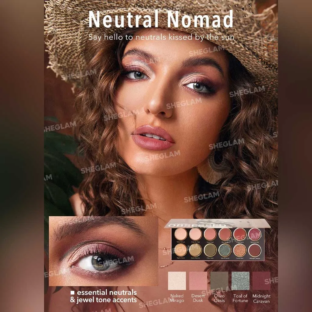 پالت سایه 12 تایی شیگلم مدل MARRAKESH OBSERSSED کد (45250)