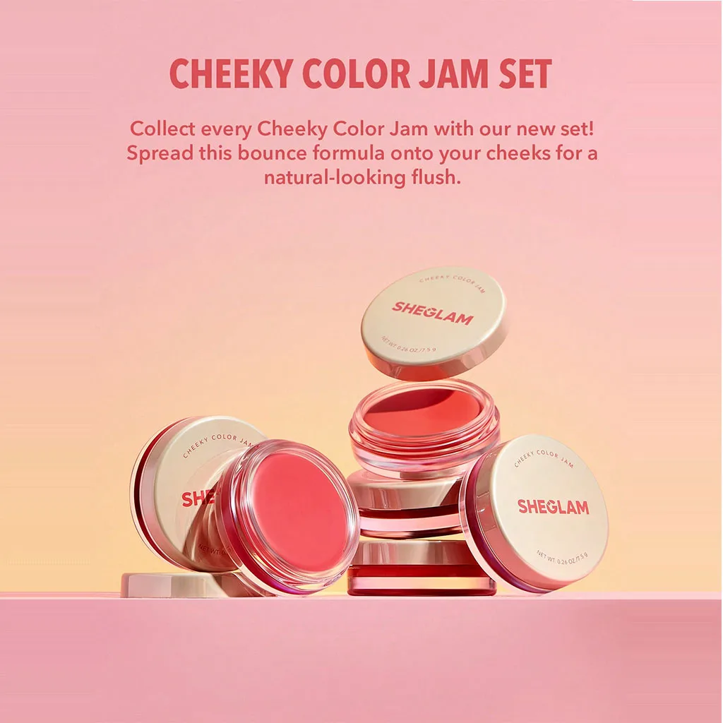 رژگونه و رژ لب کرمی شیگلم در 4 رنگ بسیار جذاب Shiglam cream blush