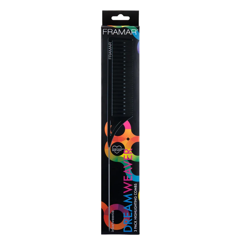 شانه ۳ عددی دم فلزی فرامار مدلdream weaver