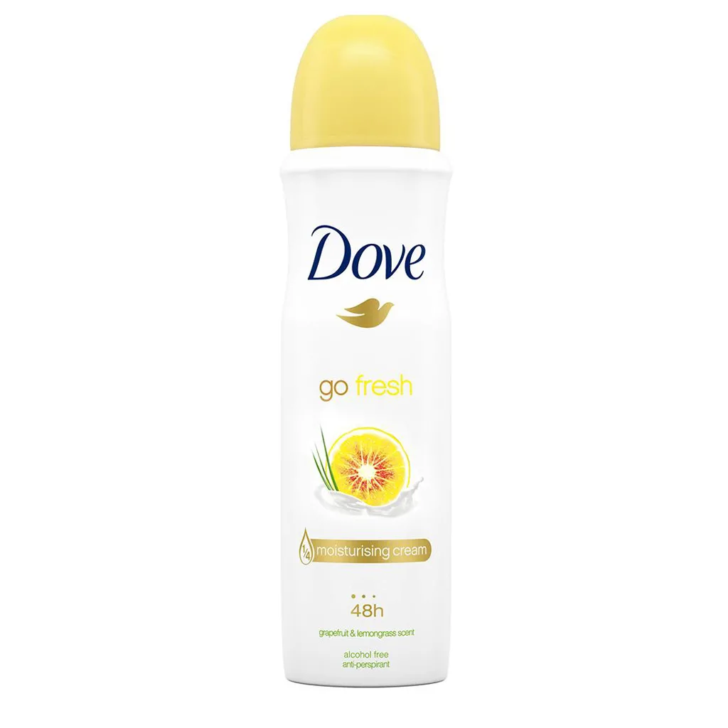 اسپری بدن ضد تعریق زنانه ۴۸ ساعته داو go fresh گریپ فروت