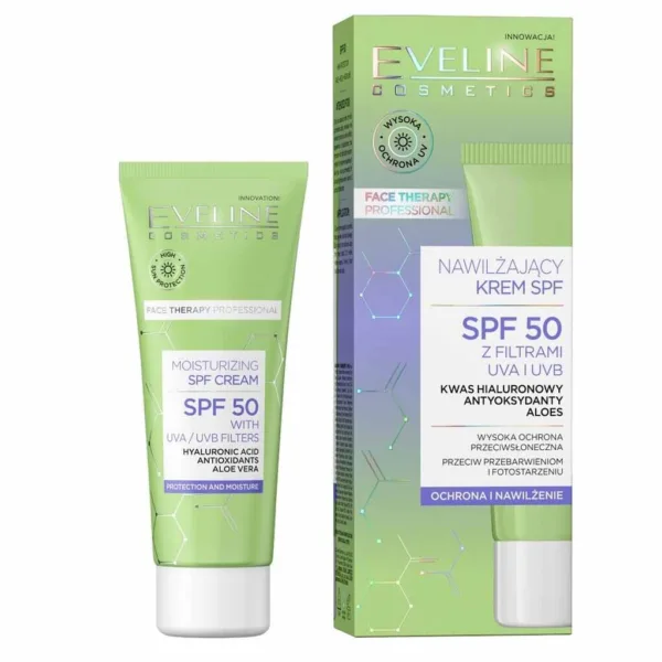 کرم مرطوب کننده آلوئه ورا SPF 50 اولاین
