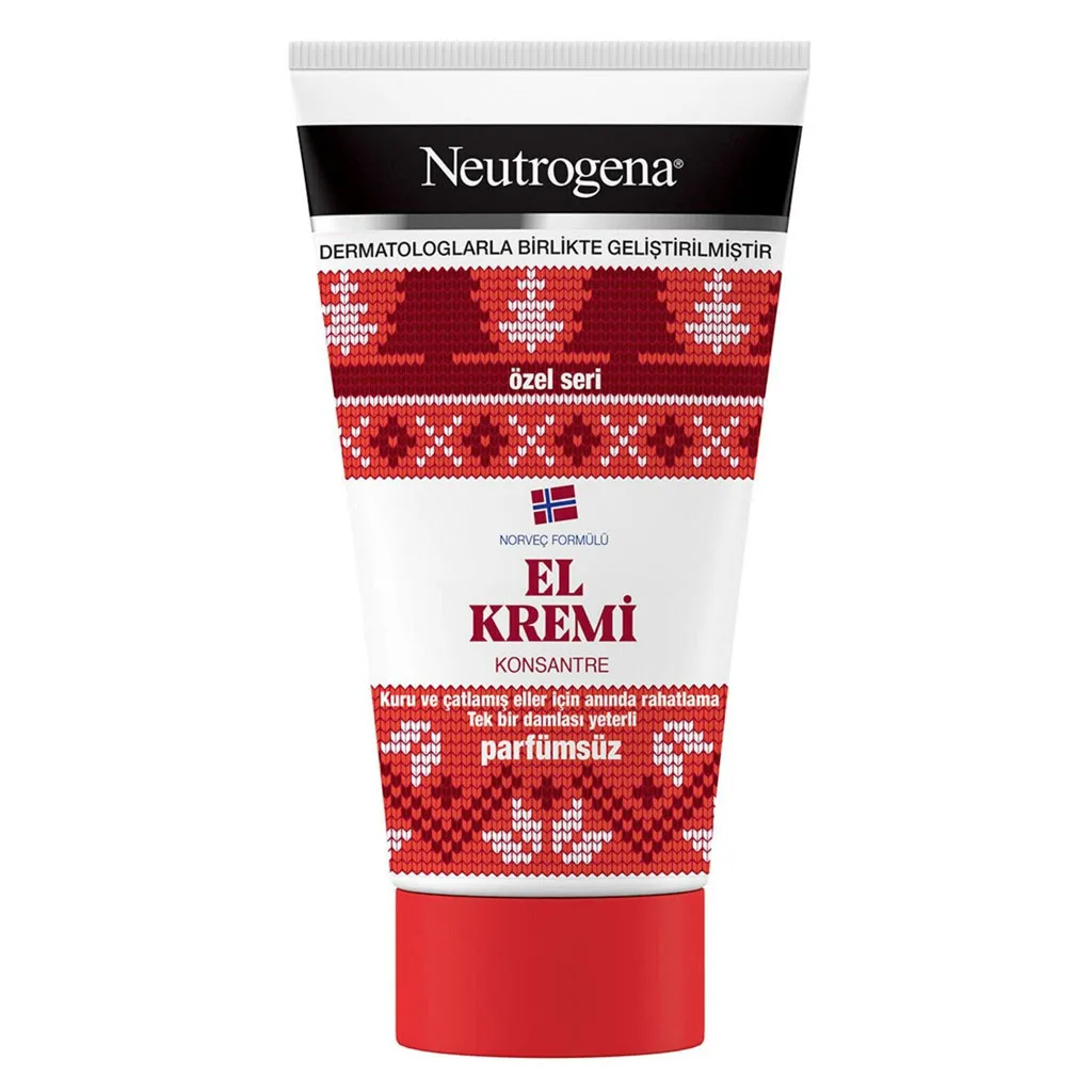 کرم دست نیتروژینا انواع پوست طرح جدید قرمز 75میل