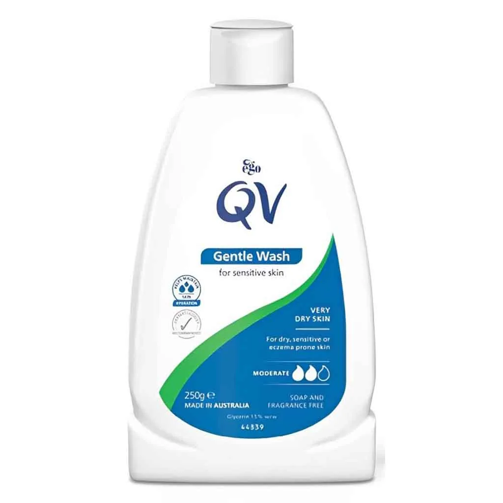 QV Gentle Wash شوینده ملایم کیو وی پوست خیلی خشک و حساس اگزمایی مدل MODERATE