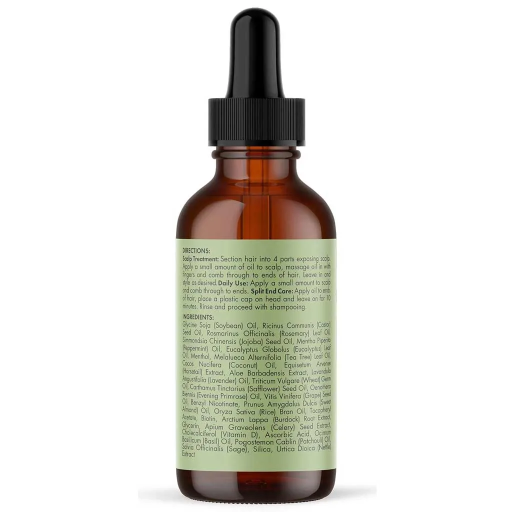 روغن رزماری و نعناع میله MIELLE ضد ریزش و درگان اسکالپ 59 میل
