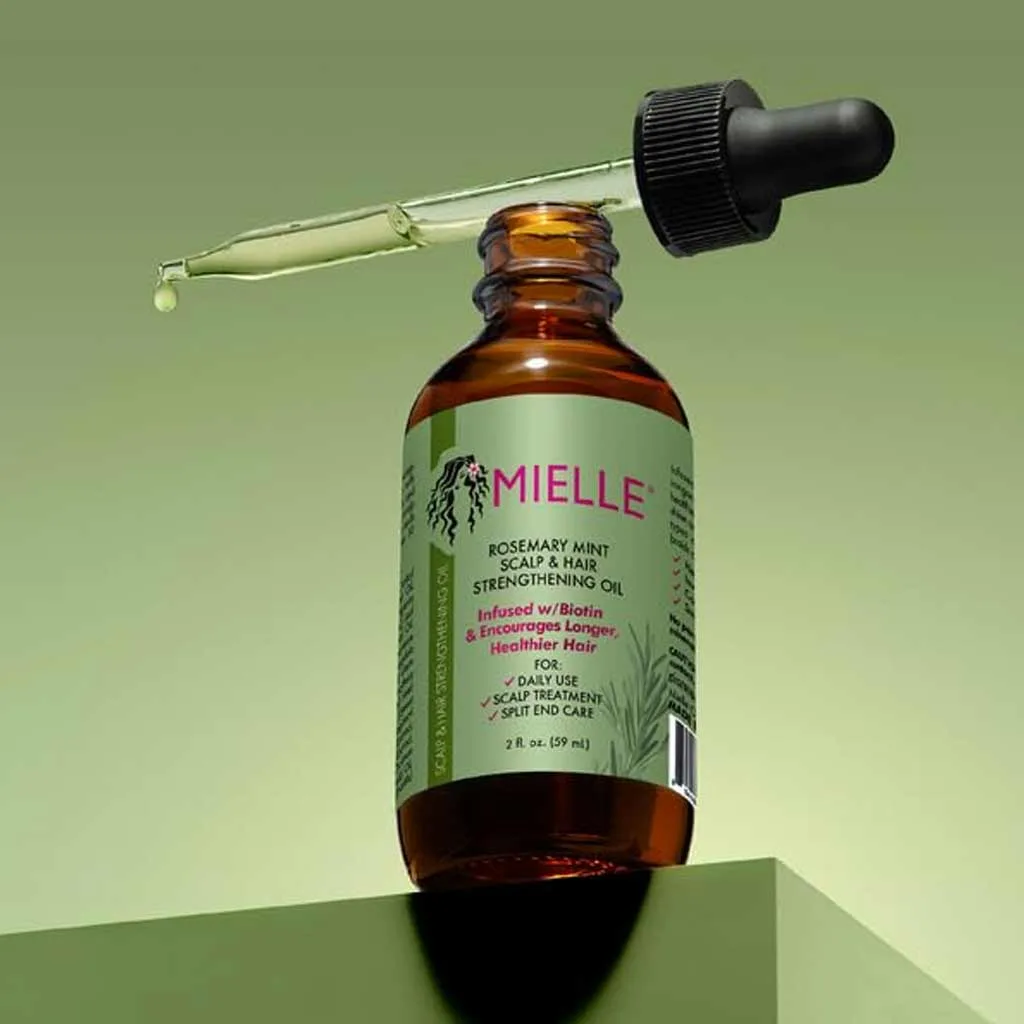 روغن رزماری و نعناع میله MIELLE ضد ریزش و درگان اسکالپ 59 میل