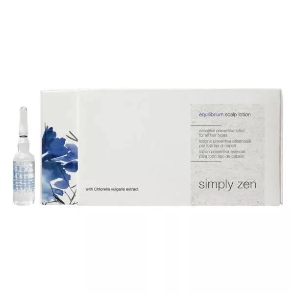 ویال چند منظوره آبرسان و پروتئین رسان سیمپلی زن  Z.ONE CONCEPT Simply Zen Equilibrium Scalp Lotion 8x6ml