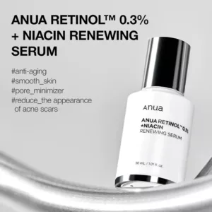 سرم رتینول 0.3 و نیاسین آنوا Anua ضد چروک و روشن کننده