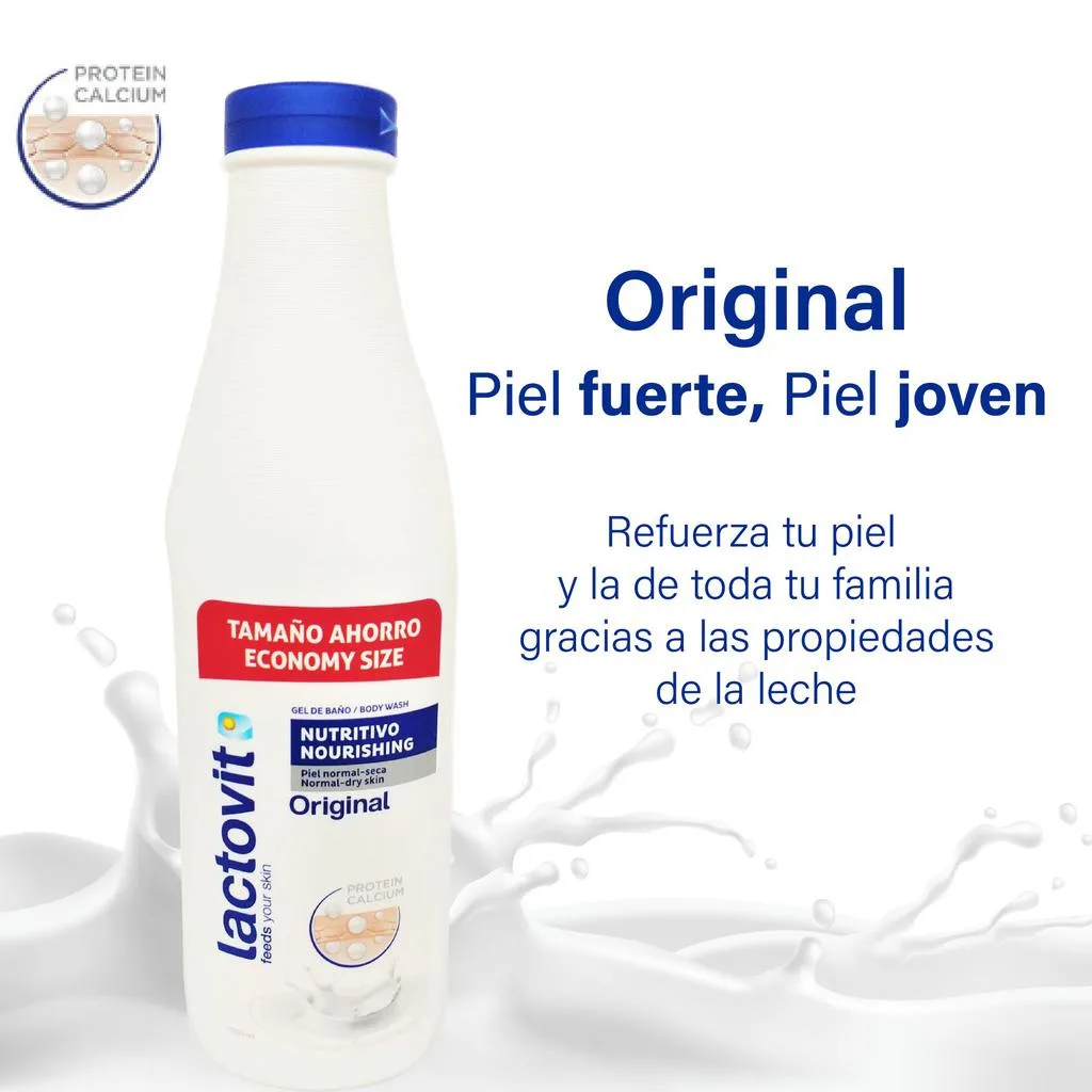 شامپو بدن لاکتویت مدل اورجینال پوست نرمال تا خشک