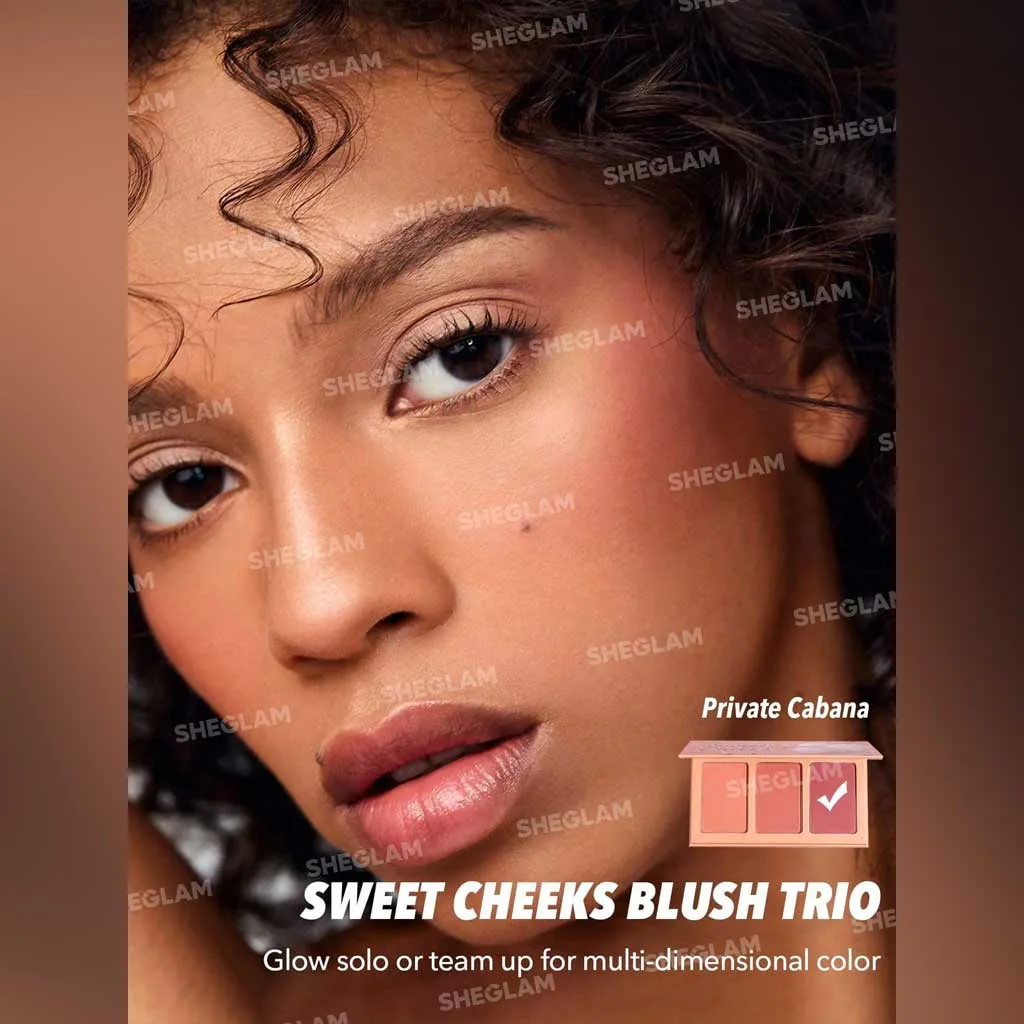پالت رژگونه شیگلم SWEET CHEEKS مدل privet cabana کد (3487)