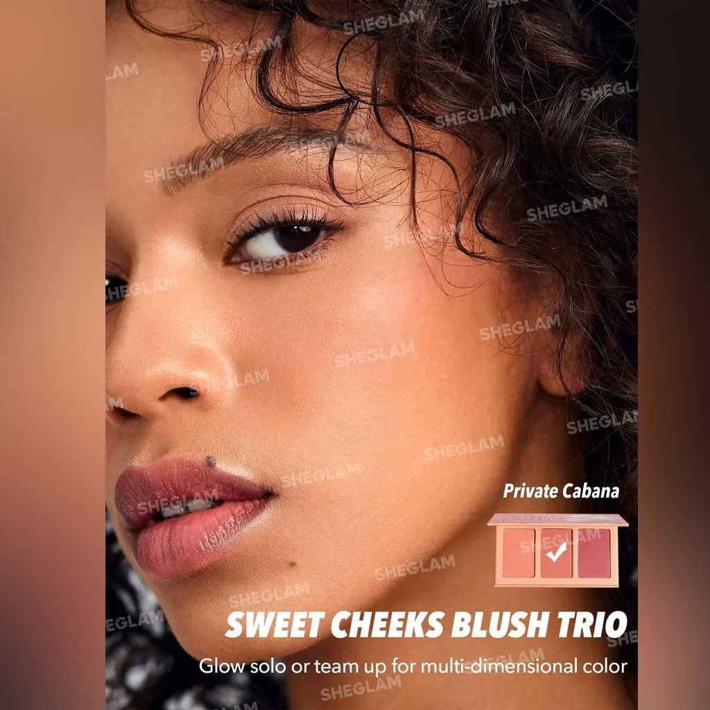 پالت رژگونه شیگلم SWEET CHEEKS مدل privet cabana کد (3487)