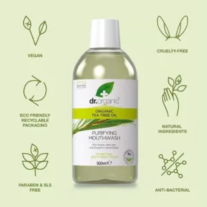 دهانشویه پاکسازی کننده درخت چای (تی تری) دکتر ارگانیک