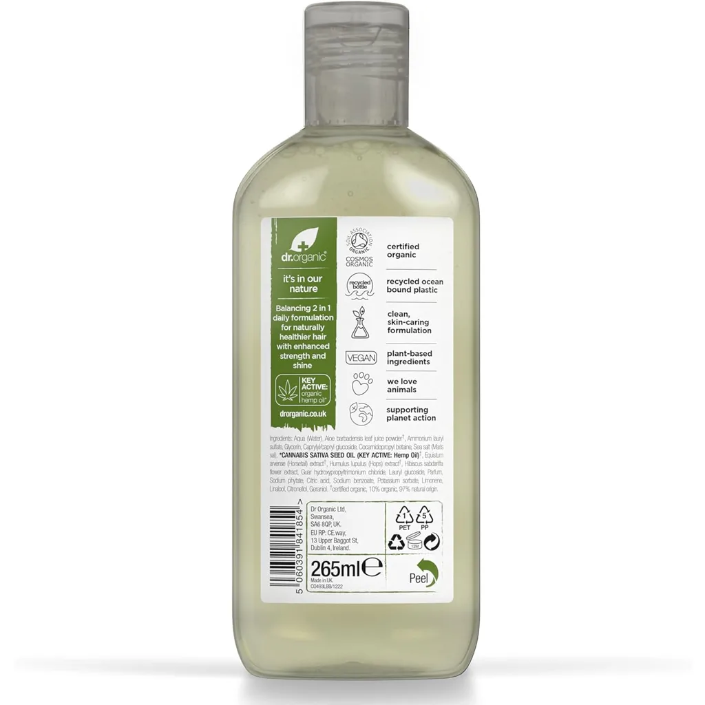 شامپو و نرمکننده ضد ریزش شاهدانه دکتر ارگانیک