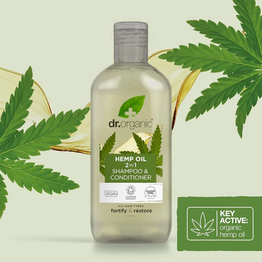 شامپو و نرمکننده ضد ریزش شاهدانه دکتر ارگانیک