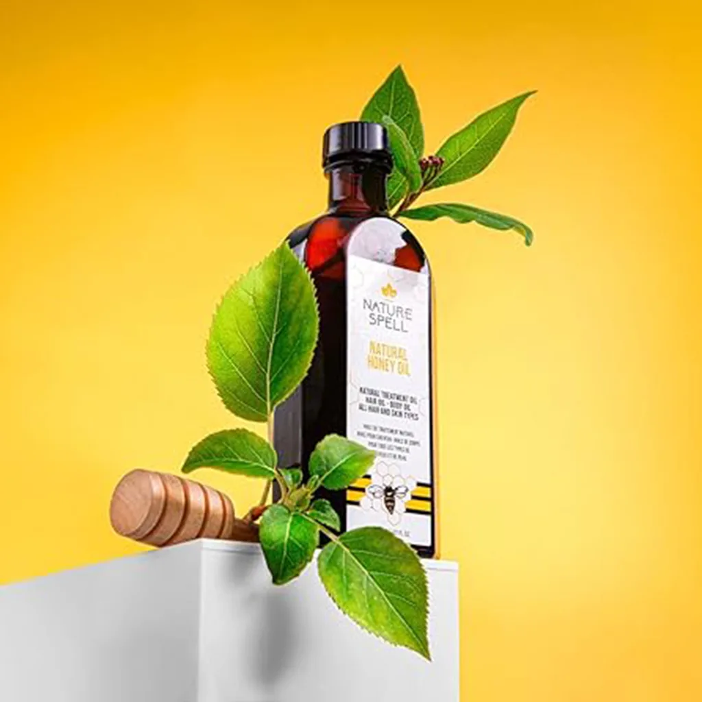 روغن درمانی عسل نیچر اسپل مناسب مو و بدن