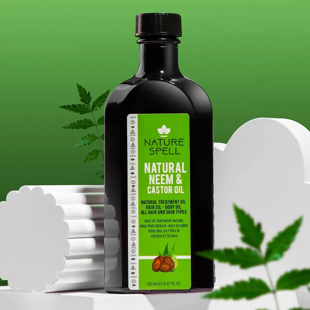 Nature Spell 150ml Neem & Castor Treatment Oil