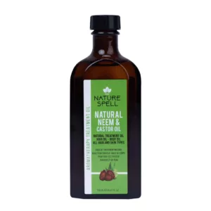 روغن درمانی چریش و کرچک نیچر اسپل مناسب مو و بدن