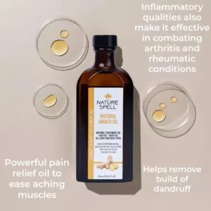 روغن درمانی زنجبیل نیچر اسپل مناسب مو و بدن