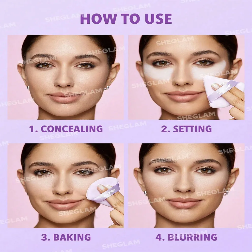 پد اسفنج آرایشی شیگلم مثلثی مدل INSTA-READY
