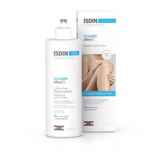 isdin Ureadin Ultra10 Repair - Lotion Plus (1) لوسیون بدن آبرسان حاوی اوره ایزدین مناسب پوست خشک و پوسته پوسته