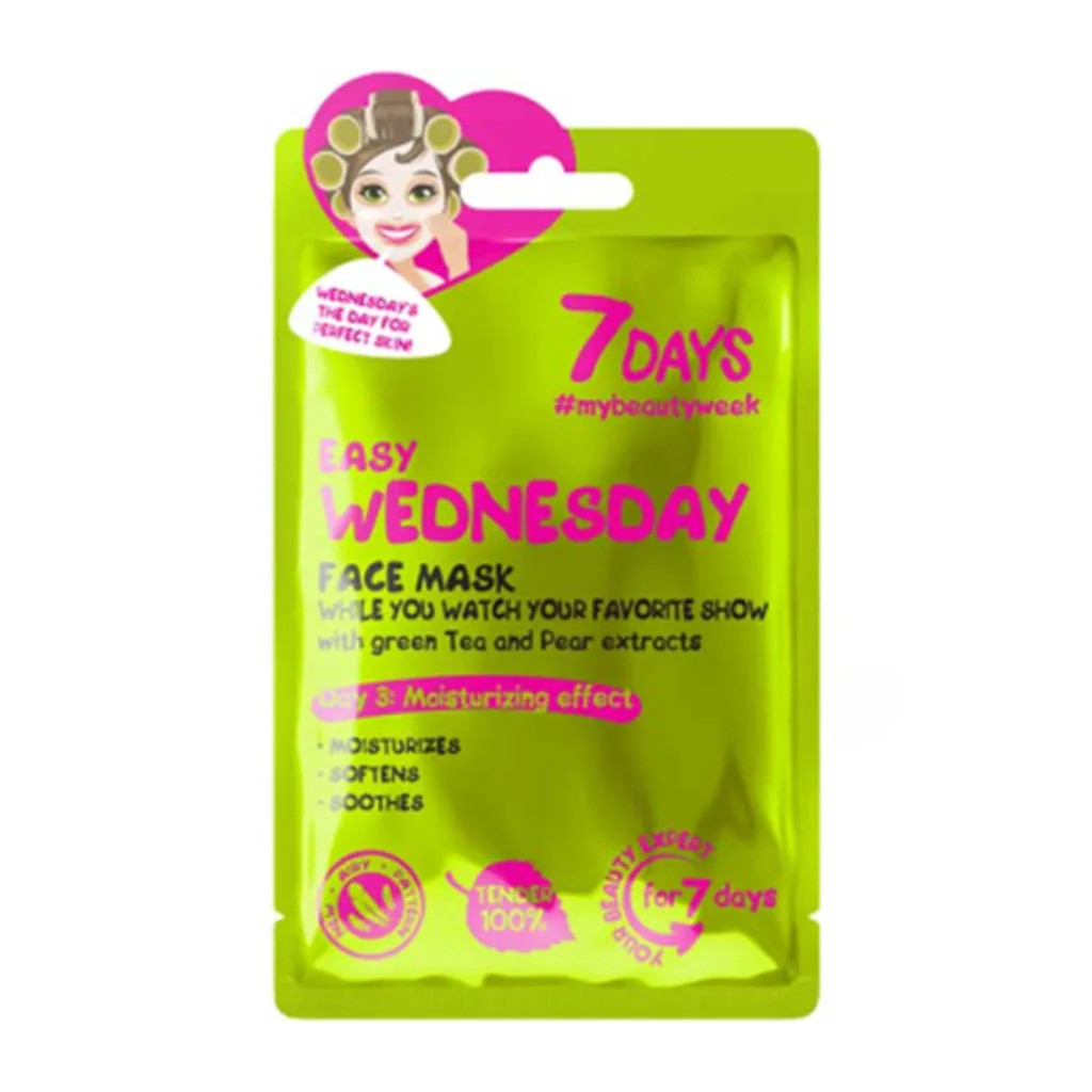ماسک صورت ورقی مرطوب کننده سون دیز مدل easy Wednesday