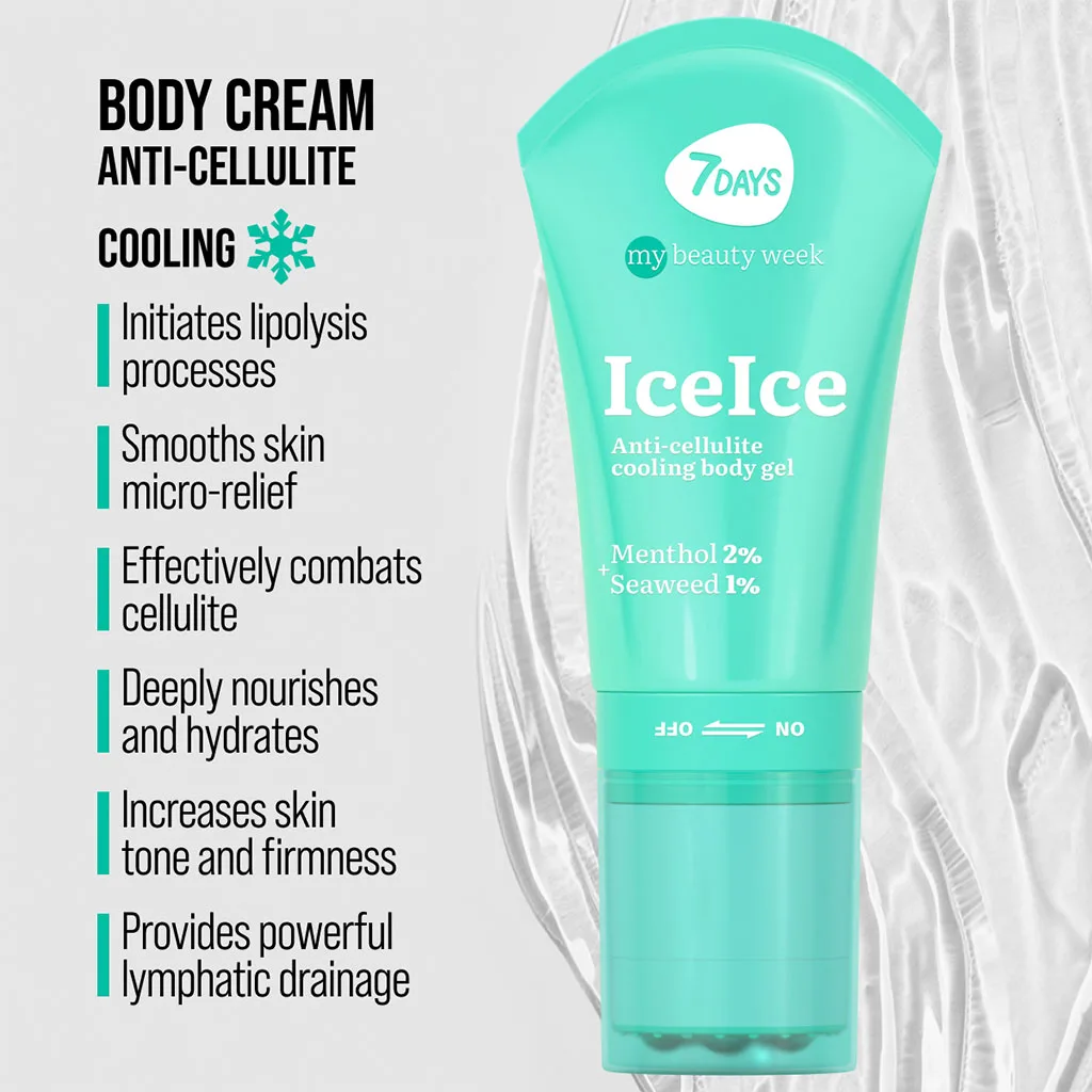 7days Anti-cellulite cooling body gel ICEICE COOL