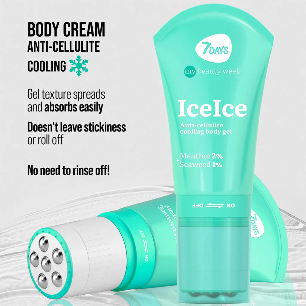 7days Anti-cellulite cooling body gel ICEICE COOL