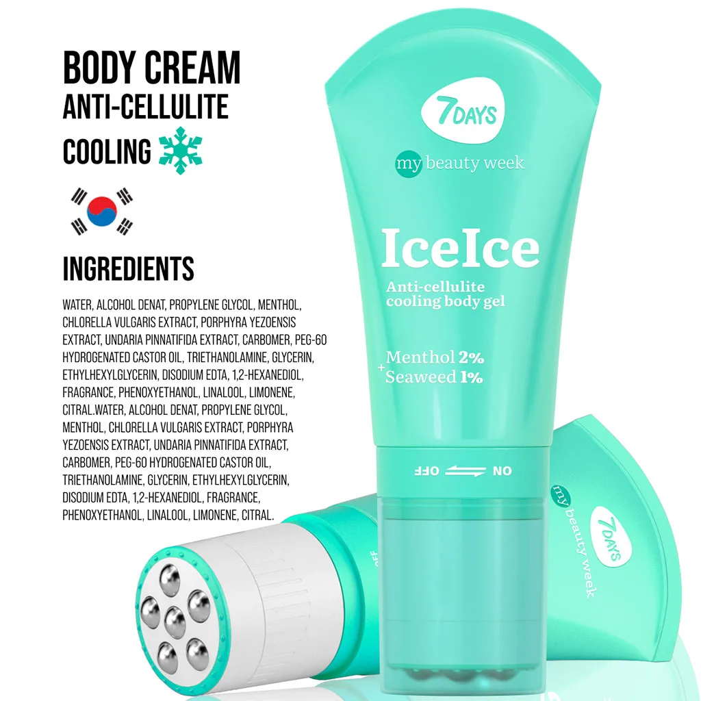 7days Anti-cellulite cooling body gel ICEICE COOL